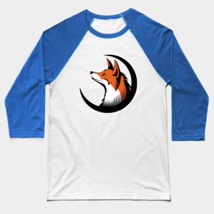 The fox and the moon Baseball T-Shirt